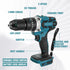 18V Electric Cordless Screwdriver Brushless Impact Wrench 13mm Electric Drill Rechargeable 3 in 1 Power Tools for Makita Battery