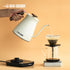 Household Electric Kettle Wood Handle Pour Over Coffee Maker Pot and Smart Temperature Control Heater Set Drip Espresso Kettles