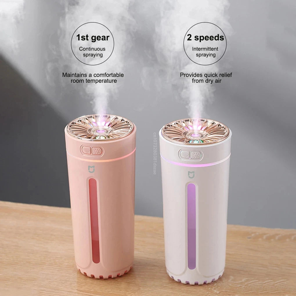 Xiaomi Wireless Car Humidifier 2023 New Portable 280ML Air Moistener  Fragrance Diffuser Colorful Light Phantom Cup Dropshipping