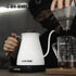 Household Electric Kettle Wood Handle Pour Over Coffee Maker Pot and Smart Temperature Control Heater Set Drip Espresso Kettles