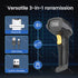 2D Bluetooth Barcode Scanner Wireless Wired QR Code Reader PDF417 Potable Barcode Reader Support for Logistic Store Inventory