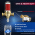 ALTHY PRE-U8 Bionic Gill + Stainless Steel Mesh Pre filter Whole House Spin Down Sediment Water Filter Purifier Backwash