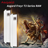 Asgard DDR5 Ram 16GB 32GB 8GBx2 16GBx2  4800MHz 5200MHz Freyr T3 Series 1.1V ddr5 16G Silver color gaming memoria for Desktop PC
