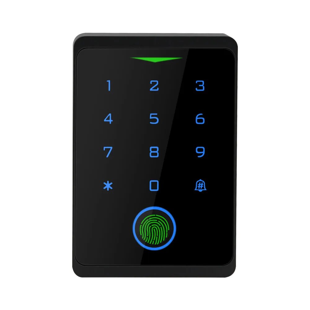 Tuya APP Door Lock IP66 Waterproof Keyless Fingerprint WIFI Access Control Standalone Keypad Fingerprint EM RFID Card Door Entry
