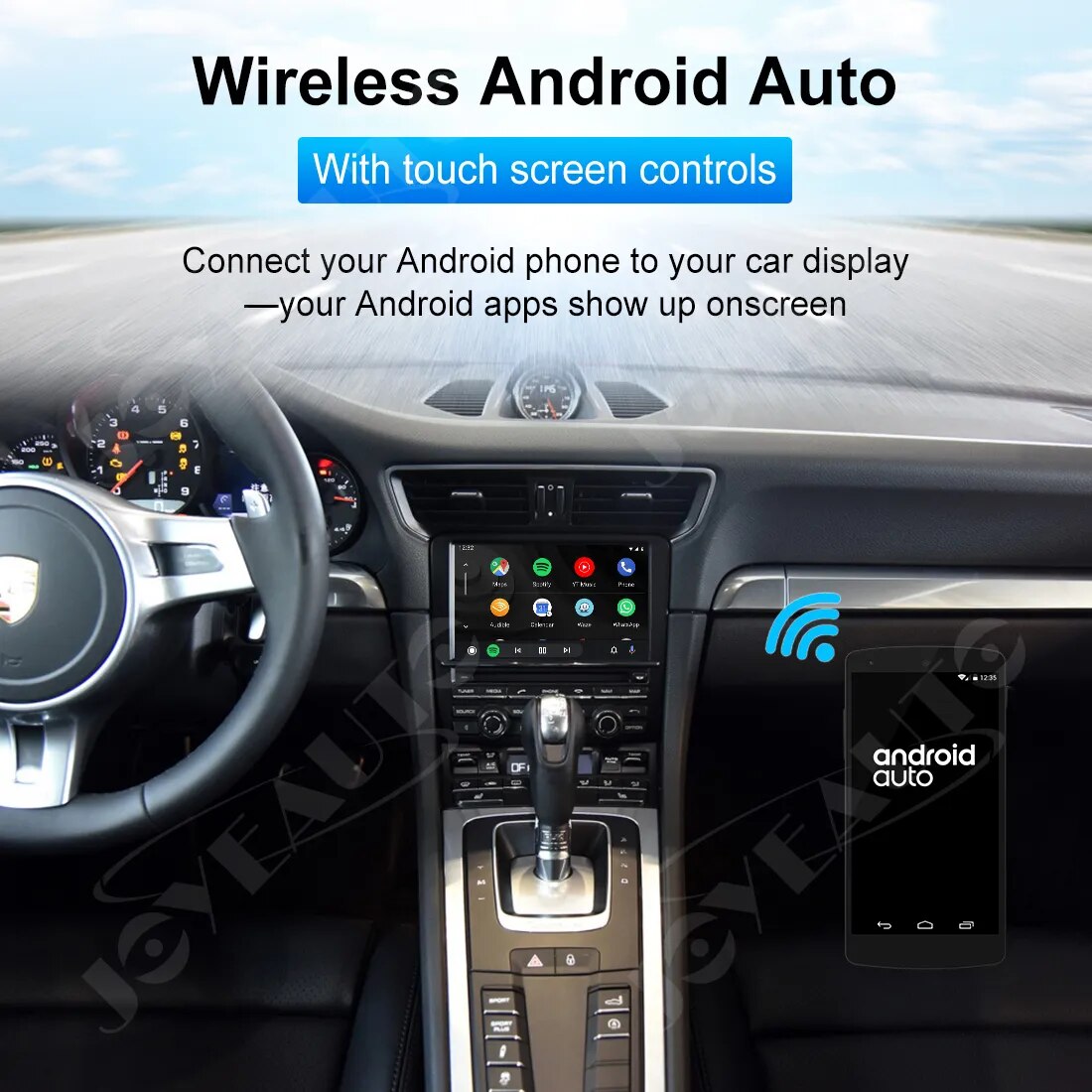JoyeAuto Wireless Apple CarPlay For Porsche 911 Bosxter Cayman Macan Cayenne Panamera PCM3.1 CDR3.1 PCM4.0 Android Auto Car Play