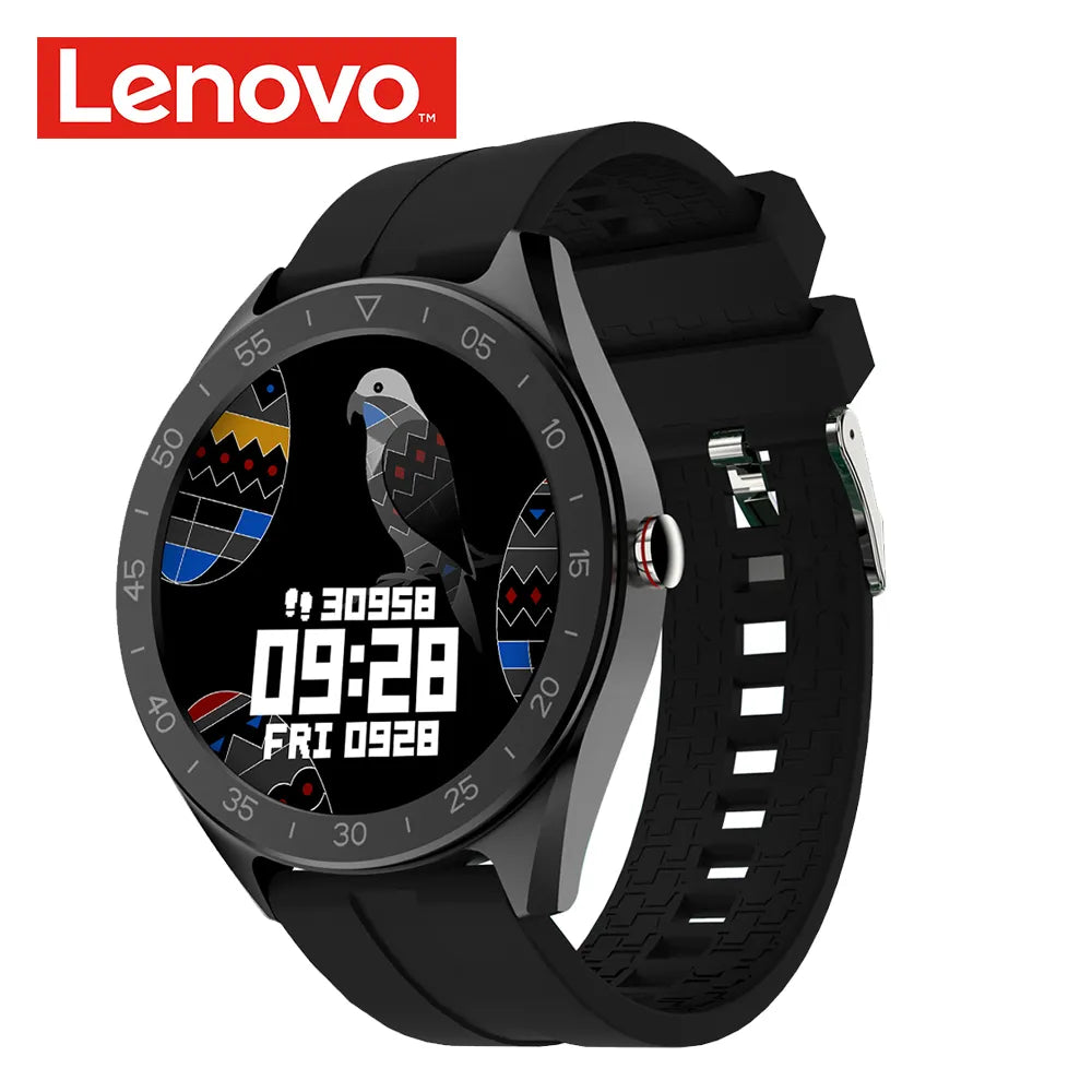LENOVO R1 Global 1ST DIY Smartwatch, 1.3inch TFT Color Screen Smart Watch, IP68 Waterproof Men watch for iOS and Android