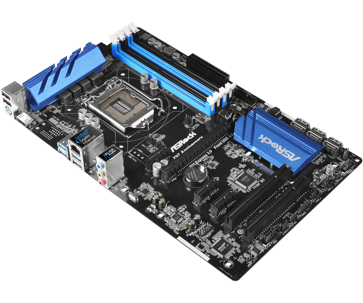 ASRock Z97 Anniversary Motherboard LGA 1150 Intel Z97 4xDDR3 32GB HDMI USB 3.1 ATX Supports 5th Gen Intel Core i7i5i3 cpu