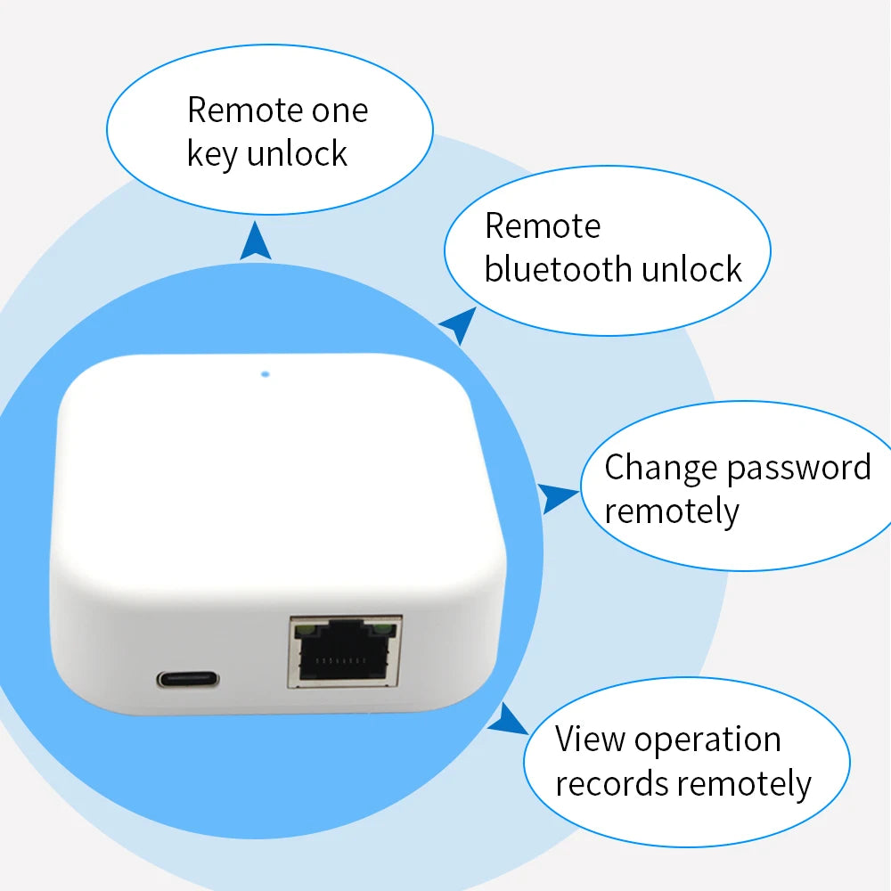 TTLOCK G3 Wifi Gateway for Smart Door Lock Bluetooth TTlock Phone Remote Control LOCK Unlock Bluetooth to Wifi converter RJ45