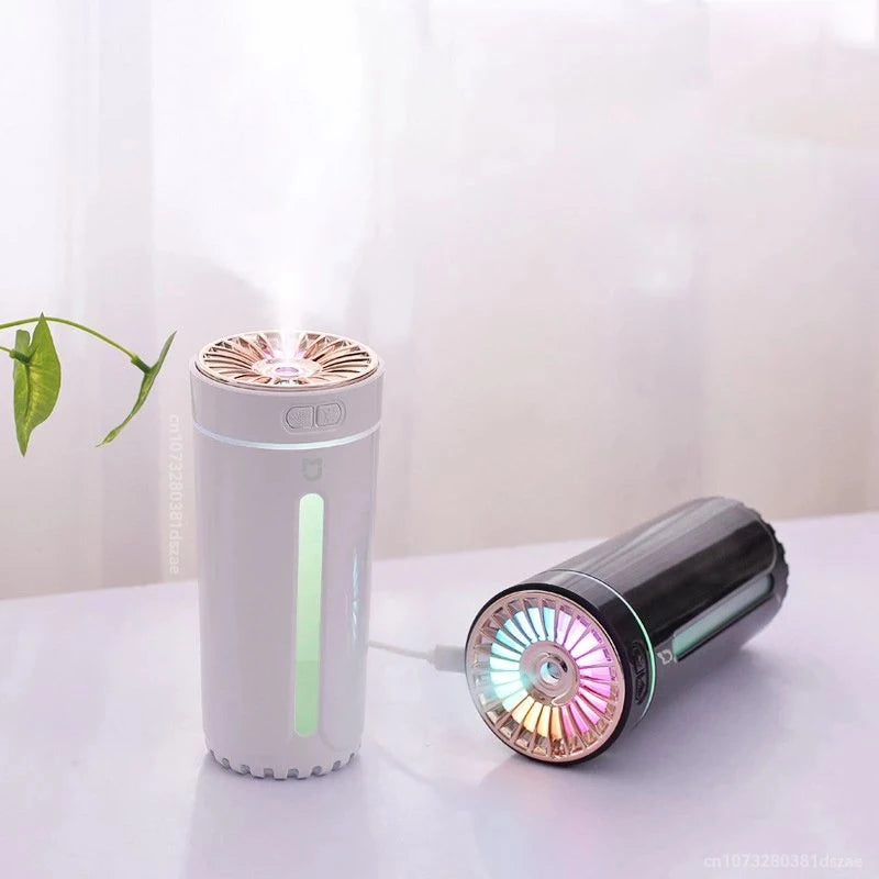 Xiaomi Wireless Car Humidifier 2023 New Portable 280ML Air Moistener  Fragrance Diffuser Colorful Light Phantom Cup Dropshipping