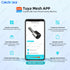 Catchfcae New Adjustable Replacement Tuya APP Fingerprint Cylinder Electronic Smart  Door Lock Digital Keypad Code Keyless