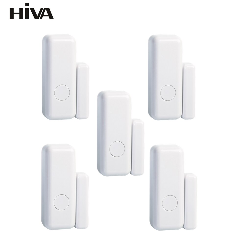 Wireless Magnetic Door & Window Sensor EV1527 Coding Mode RF 433MHz for Home Security Alarm System Home Burglar Alarm Kits