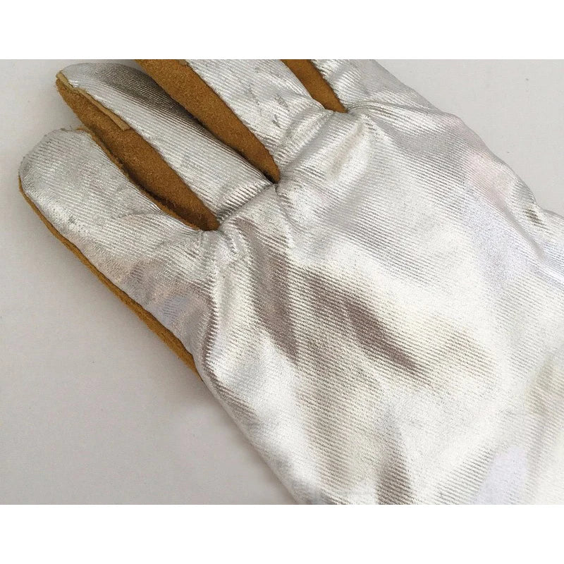 New 2020 Cowhide Aluminum Foil Work Gloves Tig Mig Welding Of Fire Insulation To High Temperature Protection Glove