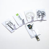 (Over 10pcs Free logo) 100% capacity 4GB 8GB 16GB 32Gb credit card USB Flash Drive customized logo top quality Creative Pendrive