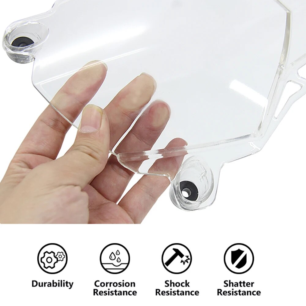 NEW Motorcycle Acrylic Headlight Protector Light Cover Protective Guard Fit For Tiger 800 1200 XCX XRX Explorer 1215