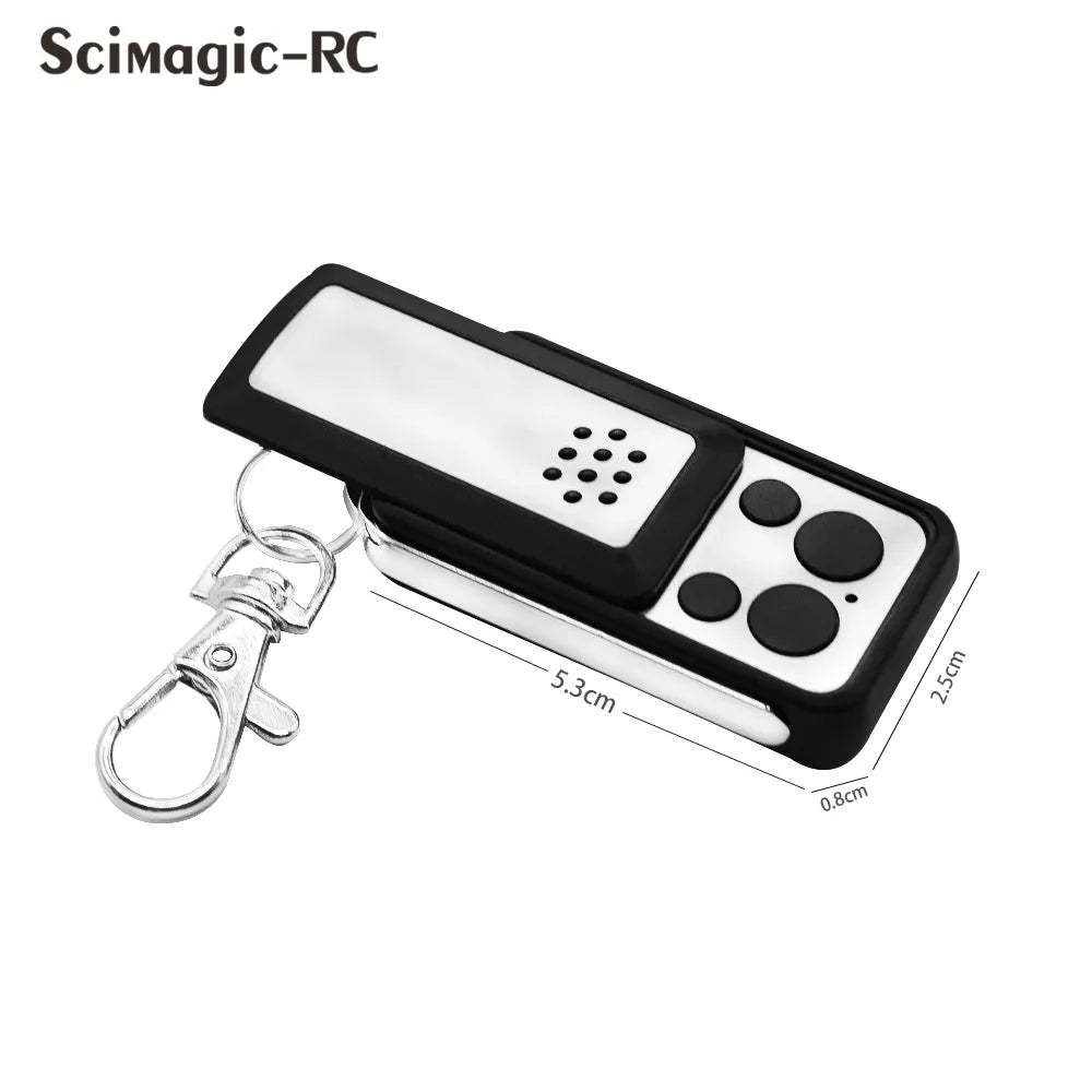 4PCS Garage Door Remote Control Avidsen 114253 Gate Transmitter 433.92MHz Rolling Code Keychain Opener