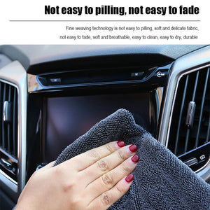 500GSM 20 X 30/40/60cm Cleaning Microfiber Towel Cleaning Drying Towels Cloth For Car Windows Screen Large Super Absorbent Rag