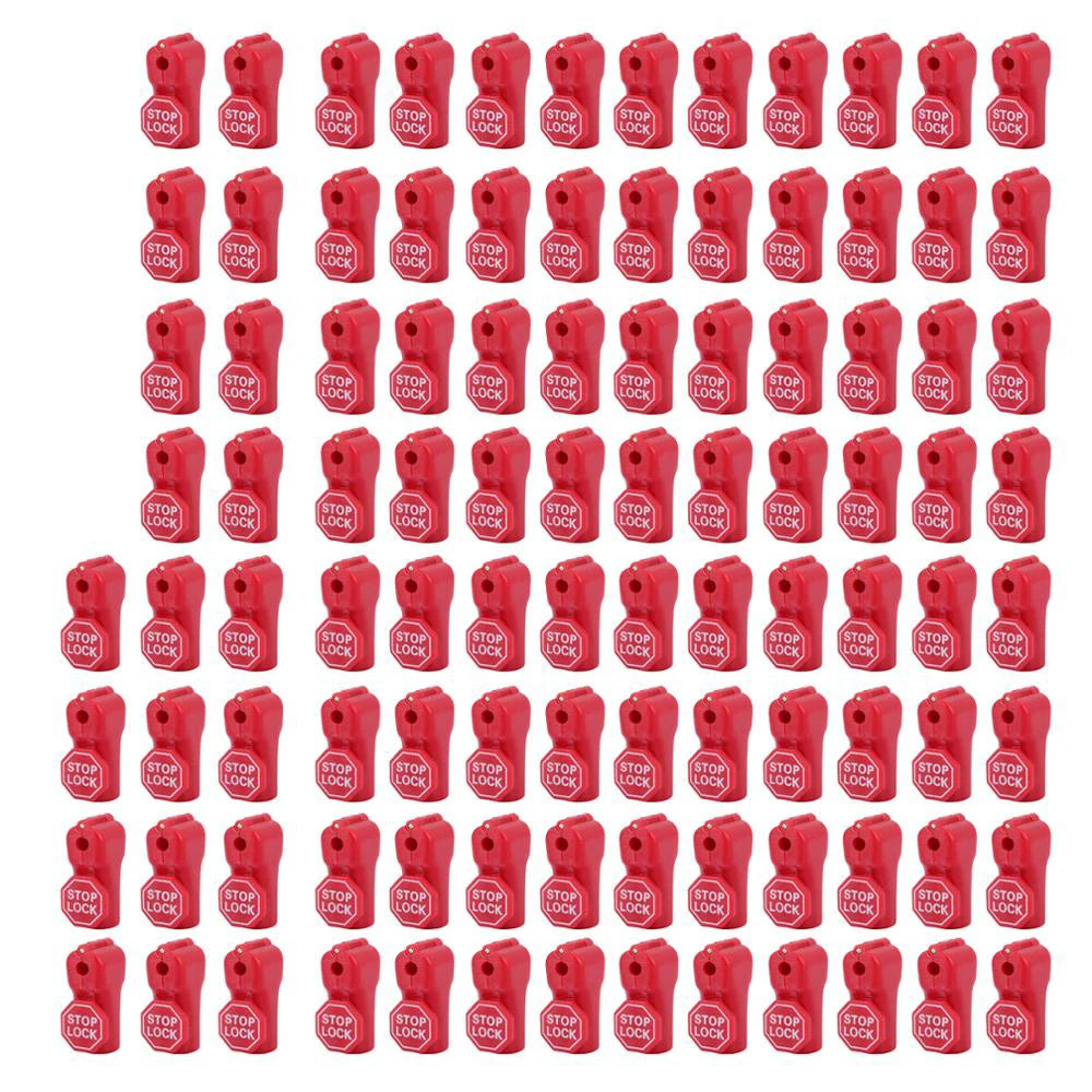 100 pcs/Bag Red/Black 6mm EAS Security Tag stop lock hook security display hook  Anti Theft Stoplock