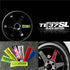 4pcs  Volk Racing TE37 SL Wheel Spoke Stickers Waterproof Car Rims Reflective Decal Decoration Sticker