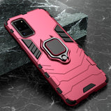 KEYSION Shockproof Armor Case for Samsung Galaxy S20 S20 Plus S20 Ultra Ring Holder Stand Phone Back Cover for Samsung S20+ S20