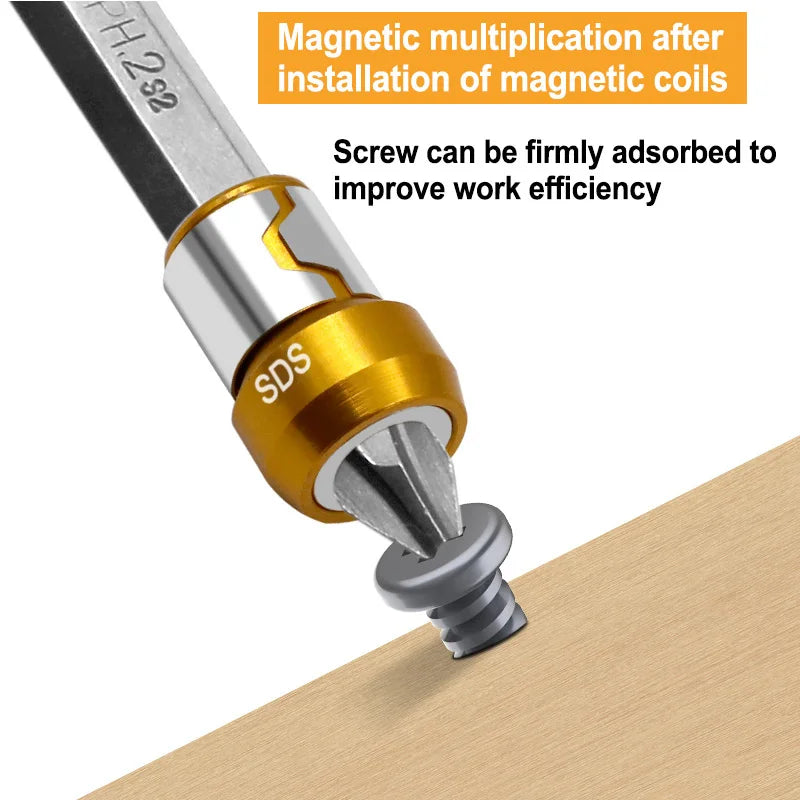 Magnetic Ring Alloy Electric Magnetic Ring Screwdriver Bits Anti-Corrosion Strong Magnetizer Phillips drill bit Magnetic Ring