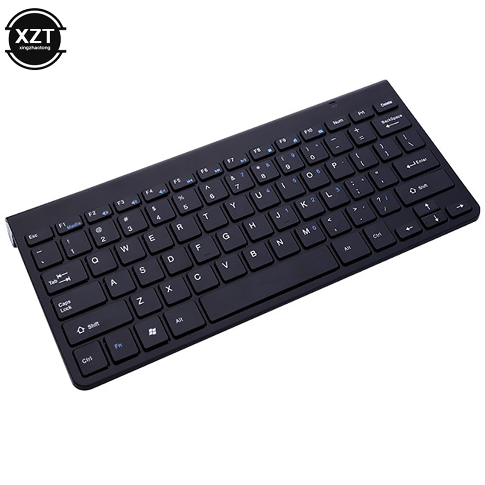 2.4G Wireless Keyboard and Mouse Mini Multimedia Keyboard Mouse Combo Set for Notebook Laptop Mac Desktop PC with USB Receiver