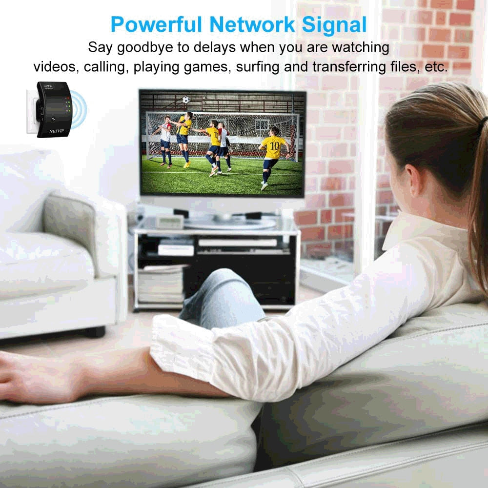 WiFi Range Extender Internet Booster Network Amplifier Router 300Mbps Wireless Wifi Signal Amplifier Extension Repeater WPA WPA2