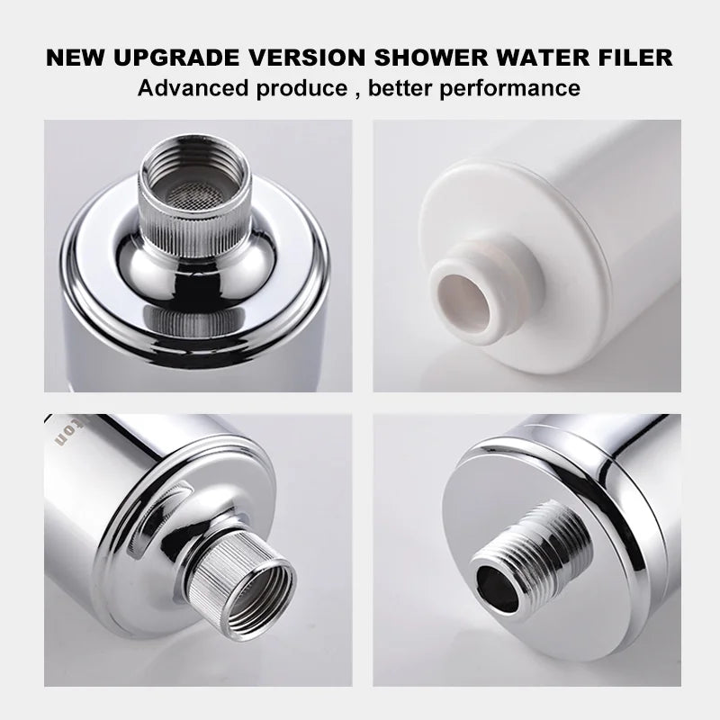 Wheelton Shower Water Filter Household Soft Water Purifier Chlorine Heavy Metal Reduction Dechlorination Improves Skin Condition