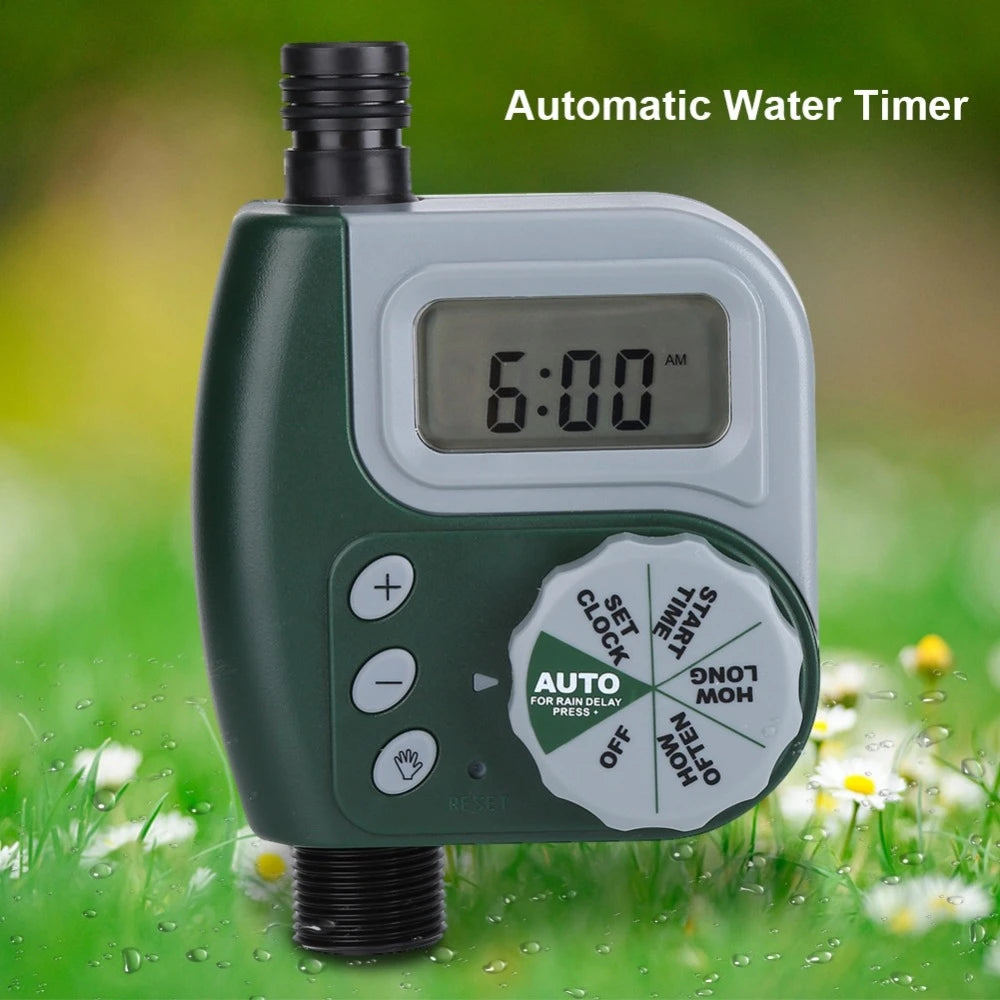 Garden Automatic Watering Timer Electronic Irrigation Controller Garden Watering Control System for Lawn Sprinkler Watering Tool