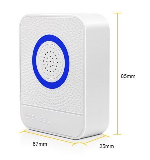 DC 12V Wired Doorbell Wire Access Control Wire Door Bell External Wired Doorbell Loud Ding-dong Ringtones