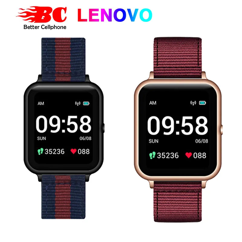 Original Global Version Lenovo S2 Smart Watch 1.4 Inch 240x240 Fitness Tracker with Calorie Pedometer