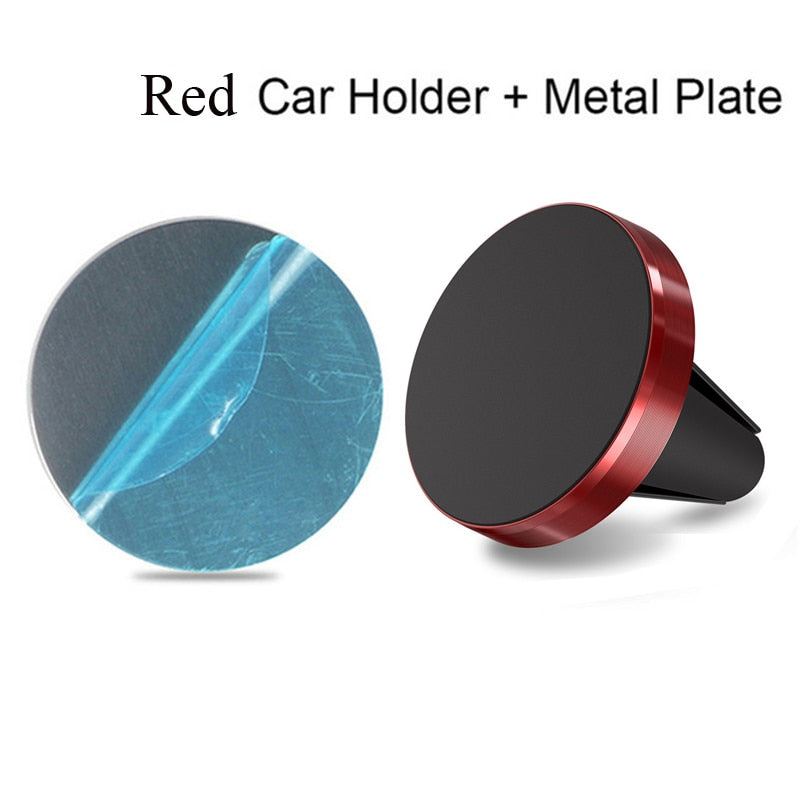 Metal Magnetic Car phone Holder Stand For iphone 11 xiaomi mi note 8 redmi note 8 Mini Air Vent Clip Mount Magnet Stand holder