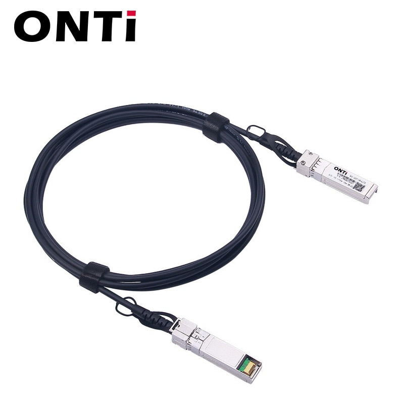 ONTi 10G SFP+ Twinax Cable, Direct Attach Copper(DAC) Passive Cable, 0.5-7M, for Cisco,Huawei,MikroTik,HP,Intel...Etc Switch