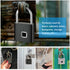 KERUI Keyless USB Charging Fingerprint Lock Smart Padlock Waterproof Door Lock 0.2sec Unlock Portable Anti-theft Padlock Zinc