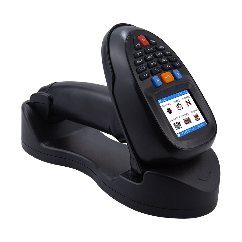 Barcode Scanner Pda Collcetor NS7103 1D 2D QR Code scan Storage Inventory Handheld Repeat Alarm Count LCD Display