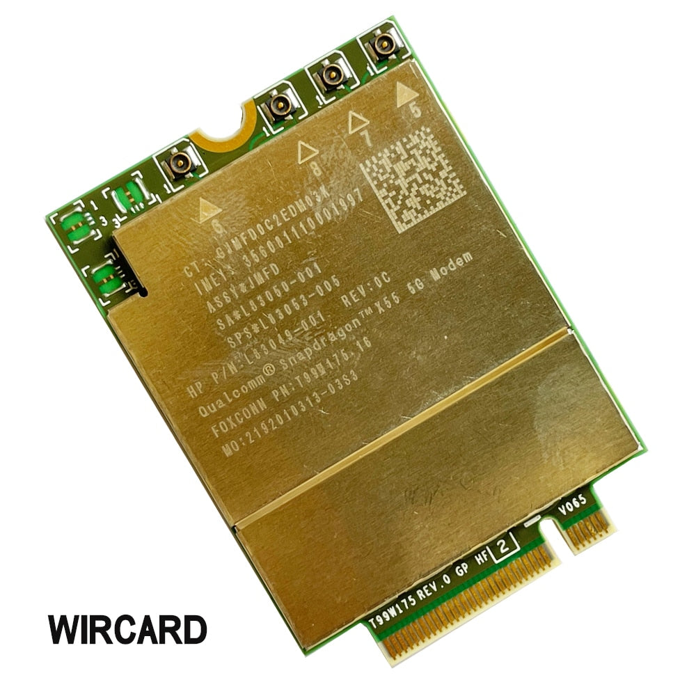 T99W175 5G NR M.2 5G Card SPS#L83053-005 SA#L83050-001 X55  5G Modem for hp Spectre X360 13T-AW200 CONVERTIBLE  PC