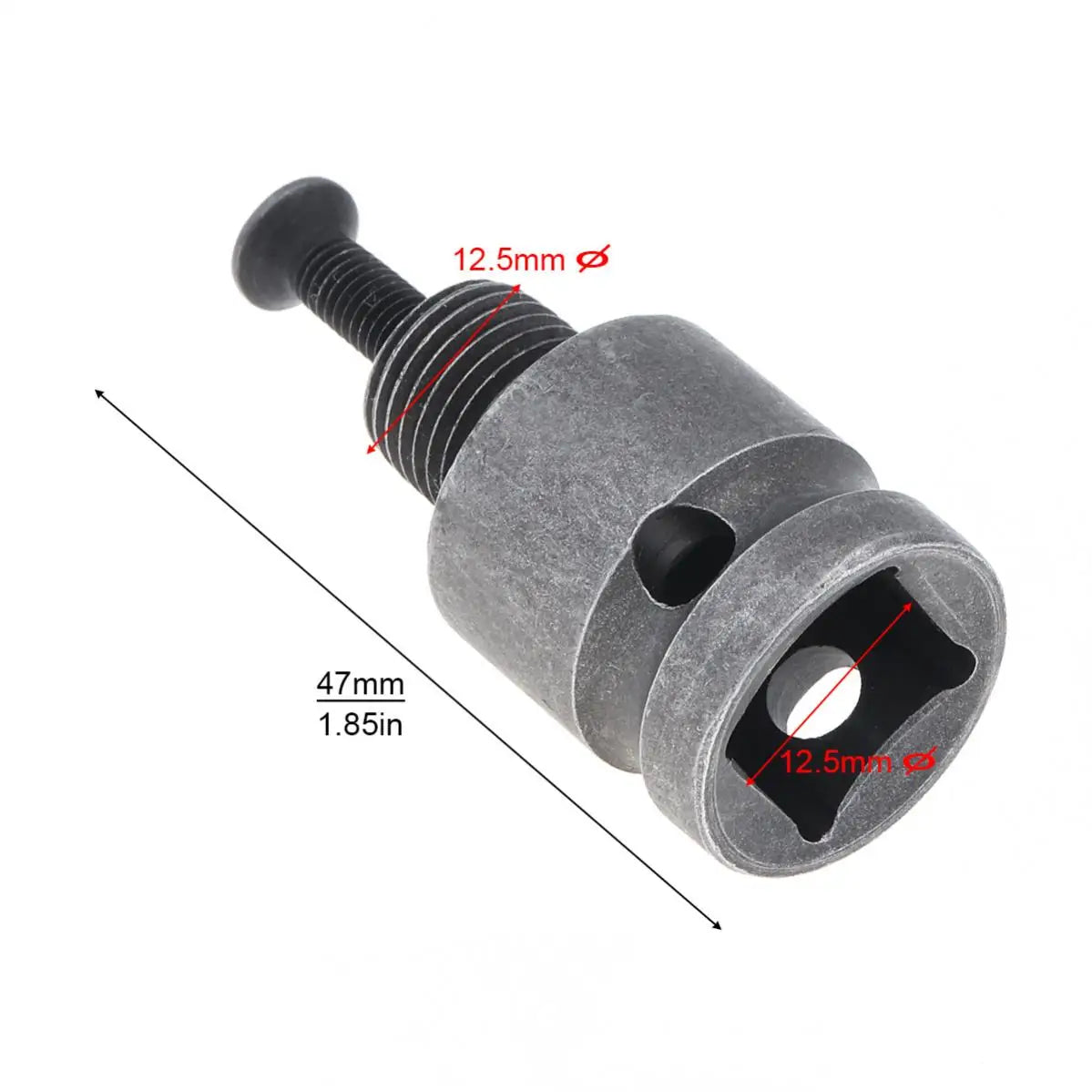 1/2-20UNF Electric Wrench Drill Chuck Adapter Rod Conversion Thread Drill Chuck Post for electric hammer