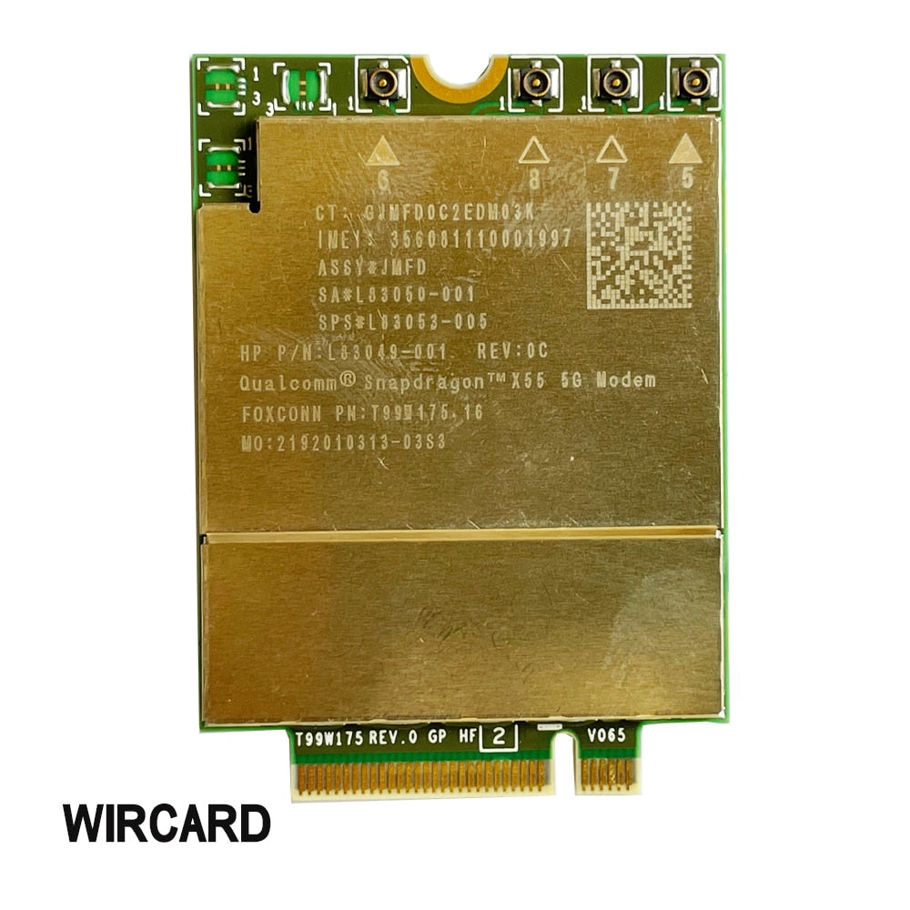 T99W175 5G NR M.2 5G Card SPS#L83053-005 SA#L83050-001 X55  5G Modem for hp Spectre X360 13T-AW200 CONVERTIBLE  PC