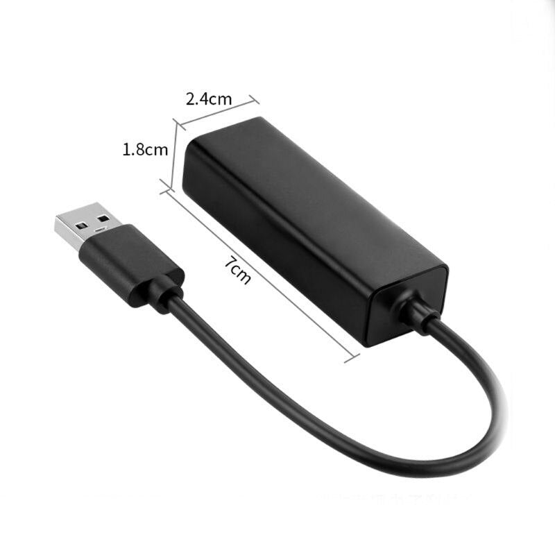 100Mbps USB 3.0 Ethernet Network Card For Nintendo Switch/ For Wii/For WiiU Lan Connection Adapter