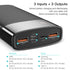KUULAA Power Bank 20000mAh QC PD 3.0 PoverBank Fast Charging PowerBank 20000 mAh USB External Battery Charger For iPhone 14 13