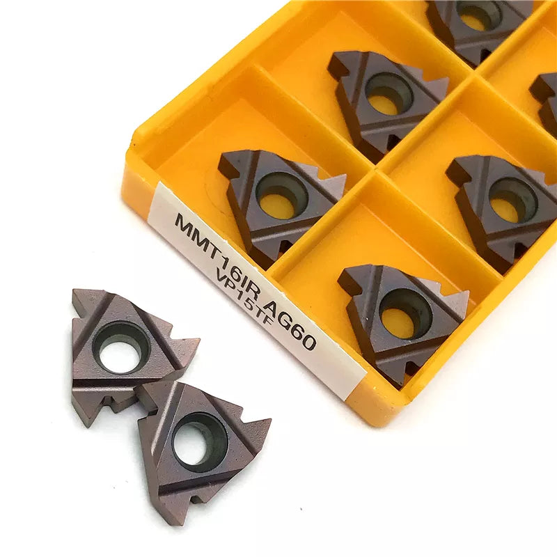 MMT 11ER 16ER 22ER AG60 VP15TF Thread Turning Tool Carbide Insert Steel Processing CNC Metal Lathe Tool  Cutting Turning  Insert