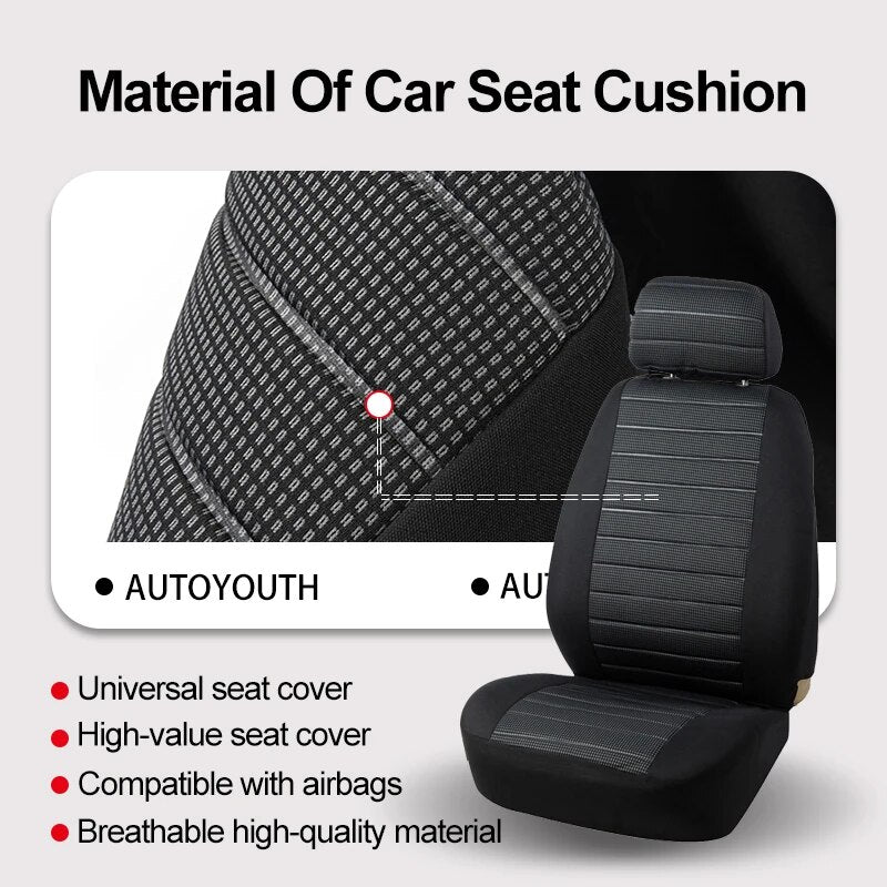 Gray Front Car Seat Covers Car Interior for toyota For bmw f30 cover For HONDA CIVIC COVER For suzuki baleno accessories