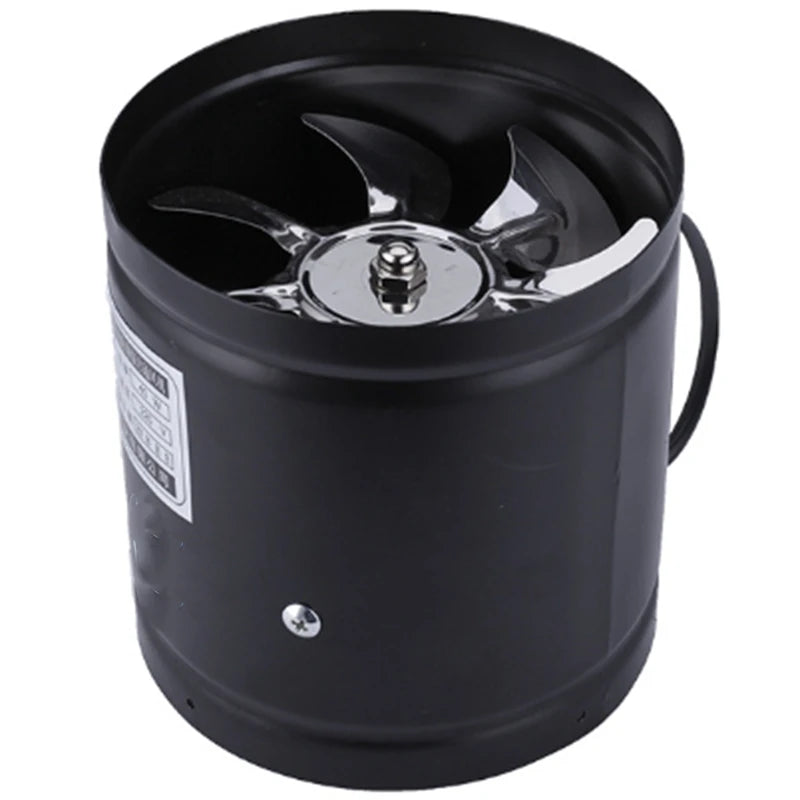 4 Inch Inline Duct Fan Air Ventilator Metal Pipe Ventilation Exhaust Fan Mini Extractor Bathroom Toilet Wall Fan Duct Fan Access