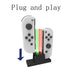 Nintend Switch 2 Controller Charger LED Indicator Charging Dock Station for Nitendo Switch Nintendoswitch NS OLED Accessories
