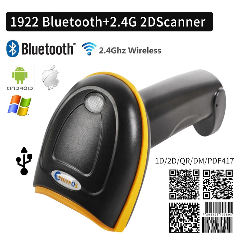Barcode Scanner  1D/2D QR Bar Code Reader PDF417 for Mobile IOS Android IPAD