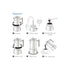 Stainless Steel Stovetop Espresso Maker, Moka Pot, Cuban Coffee Maker,Italian Espresso Maker for Induction Gas or Electric Stove