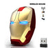 Cool Wireless Iron Man Mouse Mice Ergonomic 2.4G Portable Mobile Computer Click Optical USB Receiver for PC Laptop Mac Book