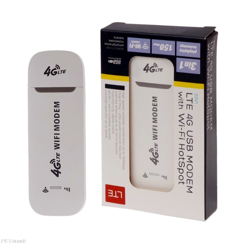4G LTE USB Modem Network Card 100Mbps 4G LTE Adapter Wireless USB Network Card  WiFi Modem