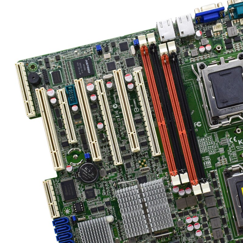 AMD 5670 Motherboard ASUS KCMA-D8 DDR3 Socket C32KCMA-D8  Support 128GB ECC 5XPCI-E 16X VGA SATA II Server Motherboard