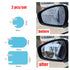 2PCS Car Rain Rearview Mirror Films Waterproof Anti-Fog Car Mirror Rain Cover Anti-rain Car Window Rain Protector Glass Film