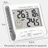 MAX/MIN values Temperature Humidity  Digital Thermometer Hygrometer Wired External Sensor Tester weather station  15%off